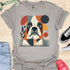 Life is better with a bulldog - V2 - Artistic T-Shirt